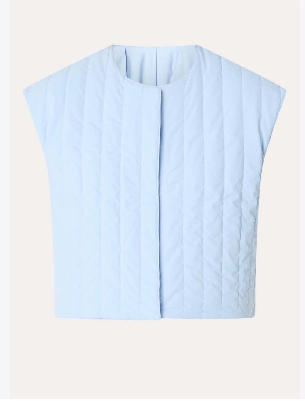 Nike Light Blue Quilted Sleeveless Vest